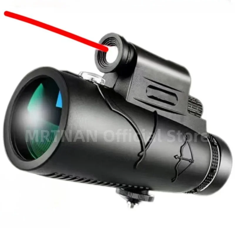 Binoculares potentes HD con Zoom militar, telescopio profesional portátil de largo alcance, Monocular de baja visión nocturna para caza, 50x60 - imagen 3
