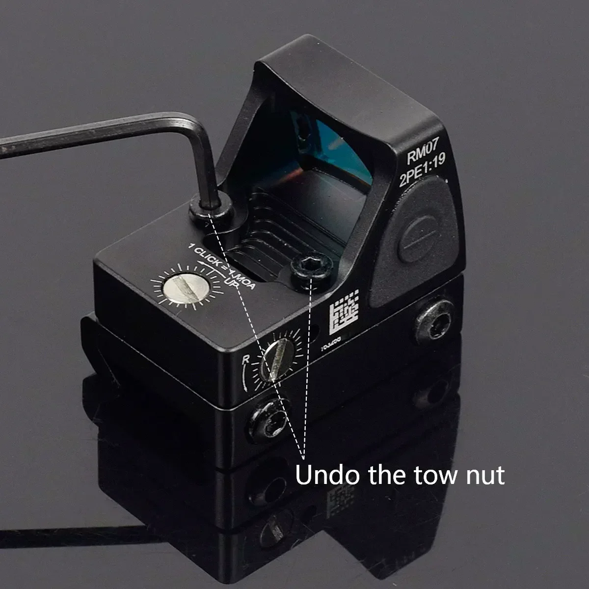 LAMBUL RM Red Dot Sight versión de Metal SR MR reflejo táctico Micro pistola óptica táctica mira telescópica 20mmRail RMT Rifle Sight - imagen 5