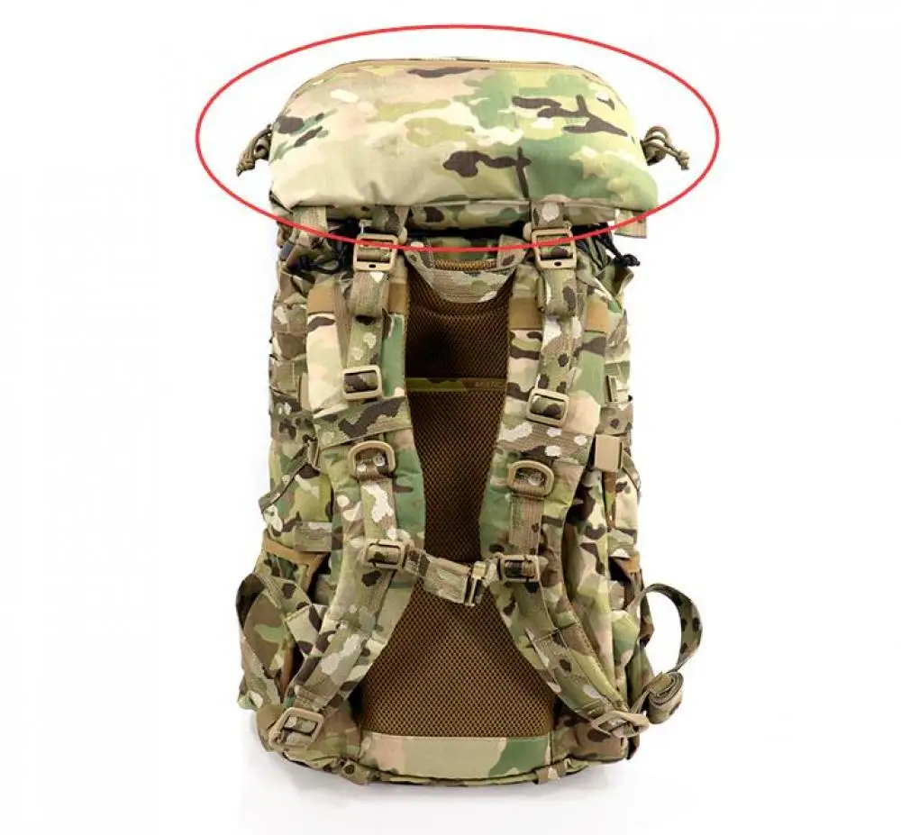 Mochila táctica MOLLE para exteriores con bolsa superior extensible - imagen 4