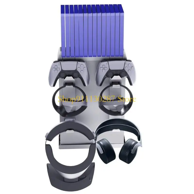 J1HC Wall Mount Hanger para juegos Glasses Escritorio Display Stand Controller Soporte hierro Estable - imagen 5