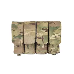 Versión MOLLE de correas jacquard de panel frontal de ataque cuádruple táctico, adecuada para AK, 762