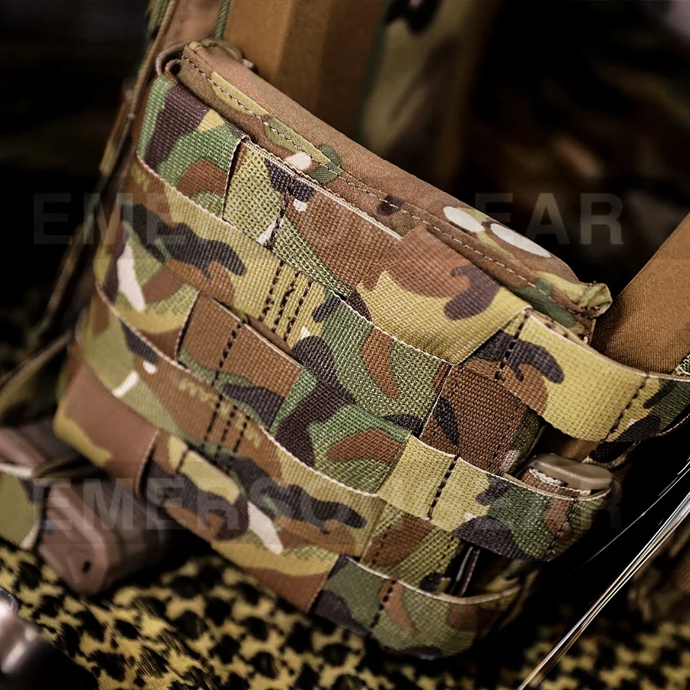 Emersongear-bolsa lateral de placa táctica, portador protector para chaleco SS, portador de placa, combate, caza, Camping, BD9055 - imagen 4