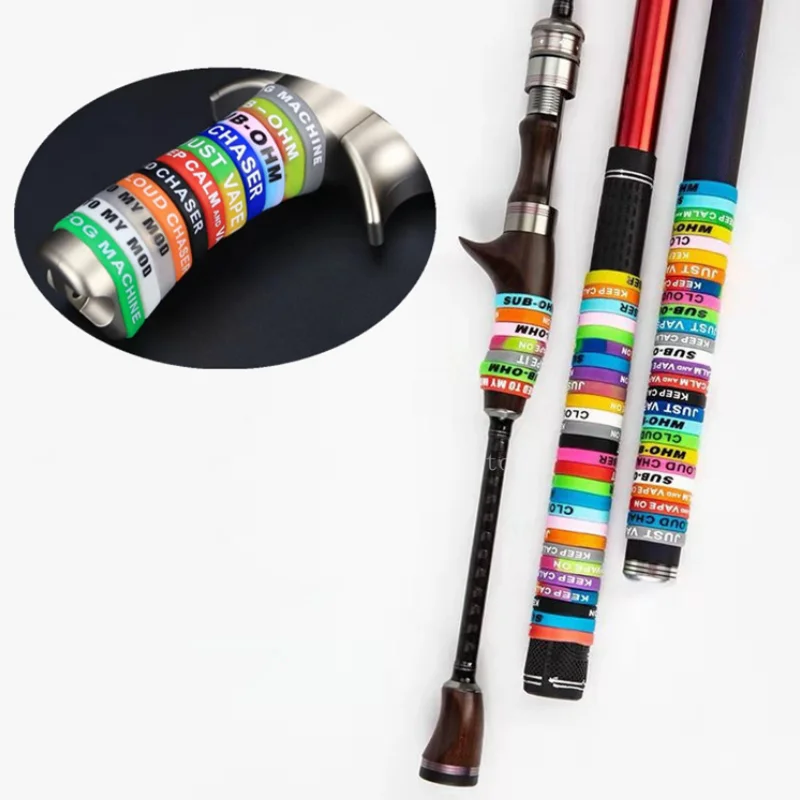 Accesorios de mango de tirachinas, anillo antideslizante en forma de O, anillo de fijación de agarre para accesorios de raqueta de caña de pescar al aire libre - imagen 5