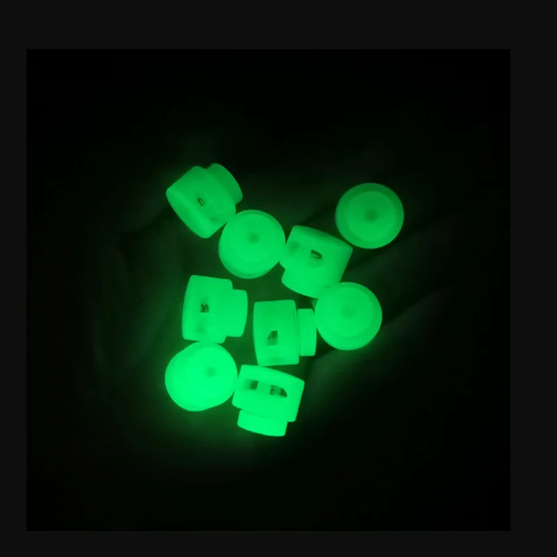 Hebilla luminosa de nariz de cerdo de 4mm, cuerda de paraguas para exteriores, bloqueo de presión, botón de ajuste elástico EDC para accesorios de mochila - imagen 2