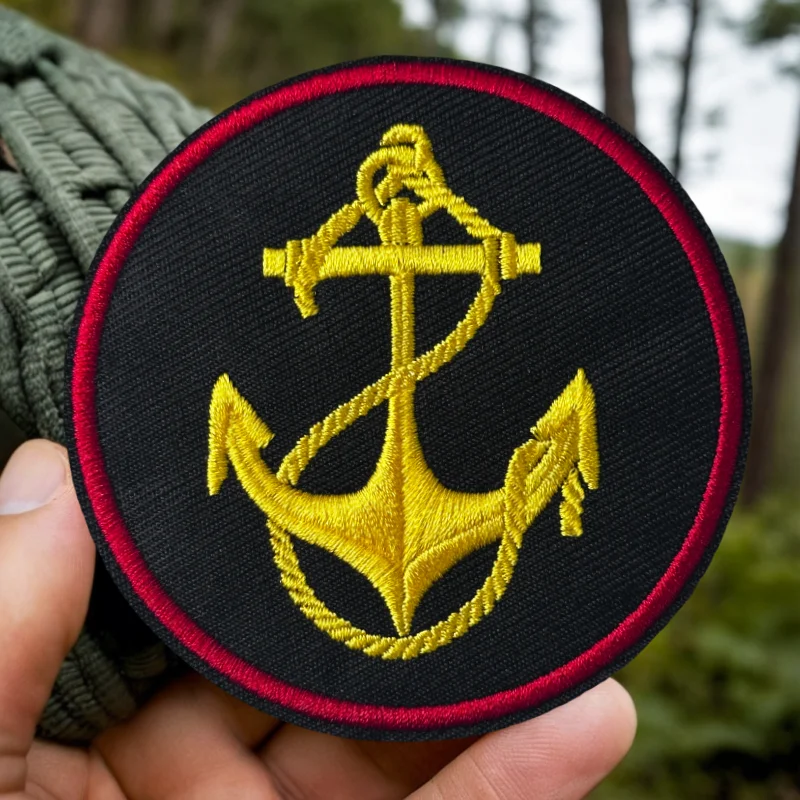 Parche bordado militar de la Marina, chaleco táctico, gancho y bucle, sombrero, insignia de moral, mochila, pegatina decorativa, parches para brazalete para ropa - imagen 2