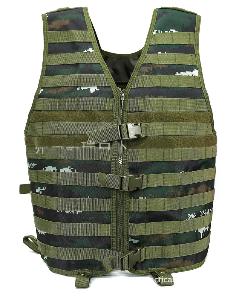 Chaleco táctico Molle para hombre, equipo de caza, portador de carga, chaleco de seguridad deportivo, caza, pesca con sistema de hidratación, nuevo - imagen 2