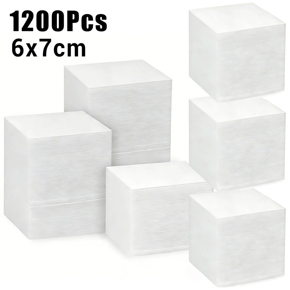 1200 Piezas de Parches de Limpieza para Armas, Parches Altamente Absorbentes para Limpieza de Armas de Fuego, Accesorios de Mantenimiento