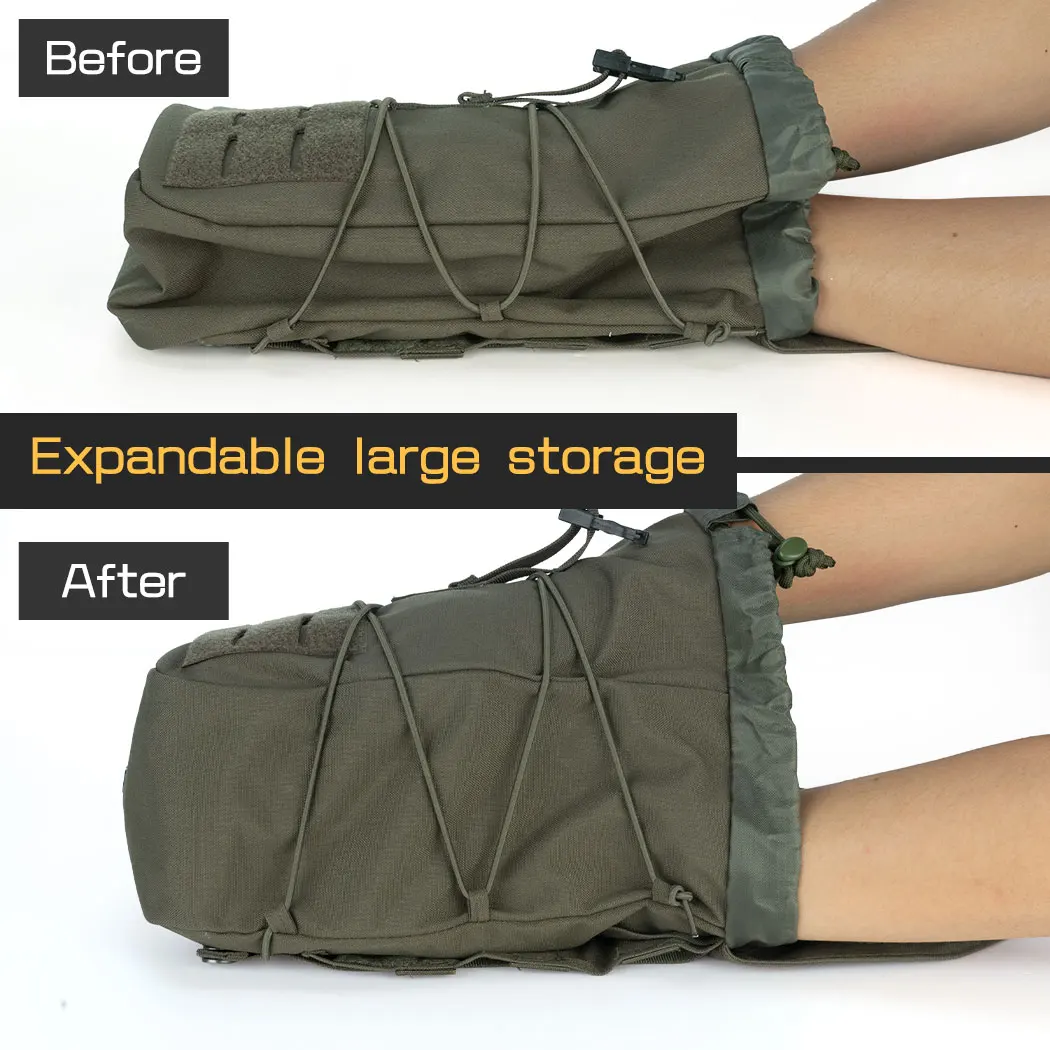 IDOGEAR-bolsa táctica GP, bolsa de utilidad de uso General, bolsa de reciclaje de artículos diversos MOLLE, equipo 3574 - imagen 3