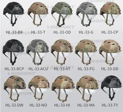 Casco rápido versión de gafas casco de entrenamiento de protección táctica ligera transpirable