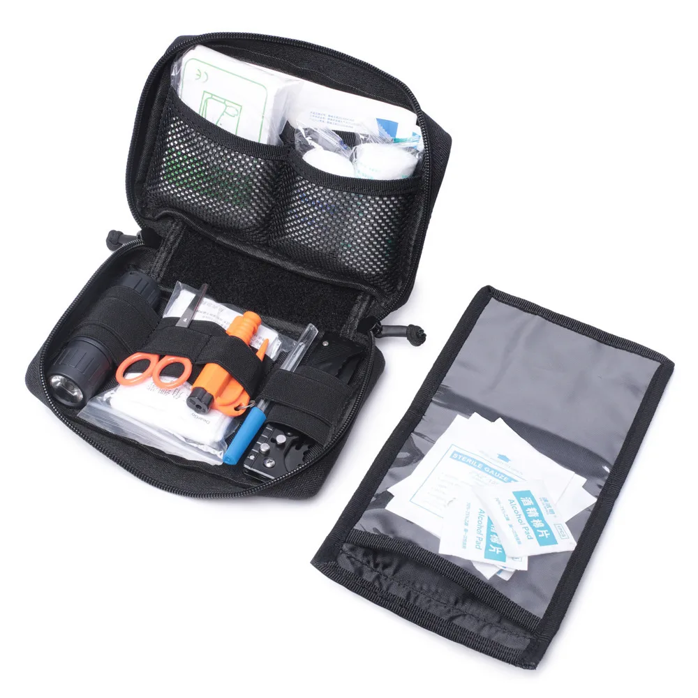 Bolsa médica táctica IFAK EMT Trauma Emengency Kit organizador de almacenamiento bolsa de Camping para caza al aire libre - imagen 5