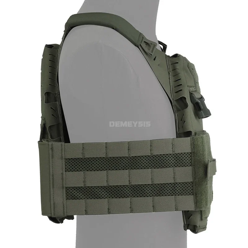 Chalecos de caza al aire libre, chaleco portador de placa de combate táctico Airsoft de liberación rápida, equipo CS, chaleco de tiro de Paintball - imagen 4