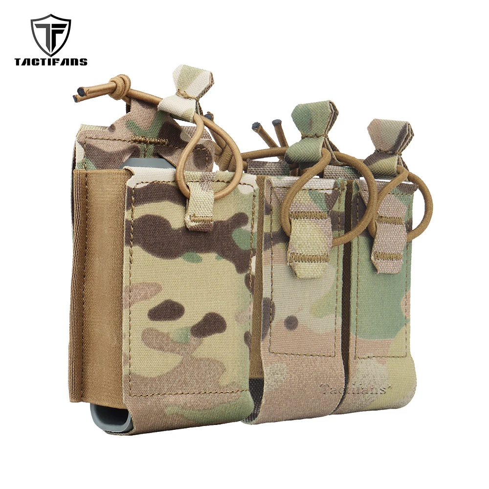 Bolsa táctica para revistas DPMP SRMP, 9mm, 5,56, 7,62 DPMP, nailon M4 AK SMG Mag, almacenamiento de herramientas, correas MOLLE para cinturón táctico, chaleco Airsoft