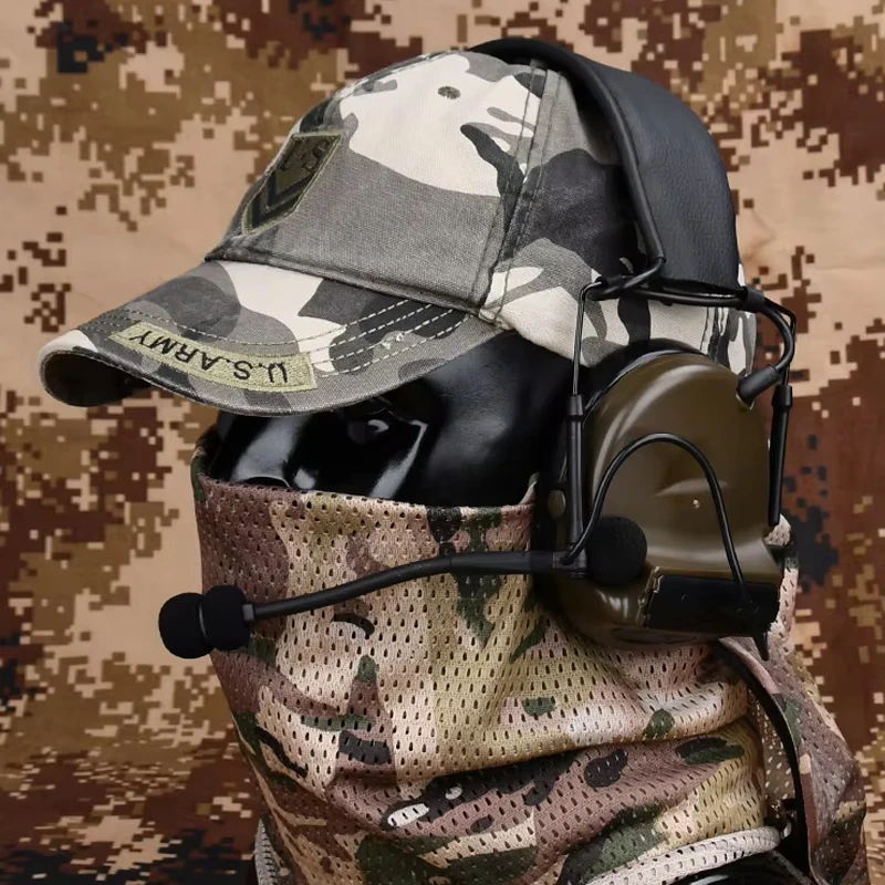 WADSN-auriculares tácticos C2 II con micrófono CS, orejeras para caza y tiro, protección auditiva - imagen 4