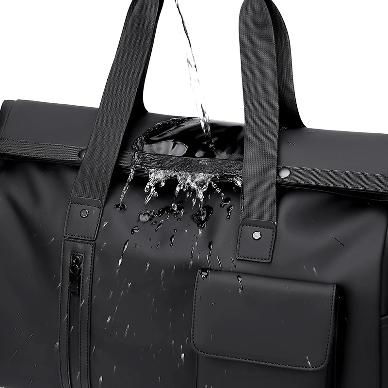 Bolsa de Yoga para gimnasio, bolsas de lona deportivas húmedas y secas, bolso de viaje de negocios, Camping al aire libre, senderismo, mochila grande para equipaje para ordenador portátil - imagen 5