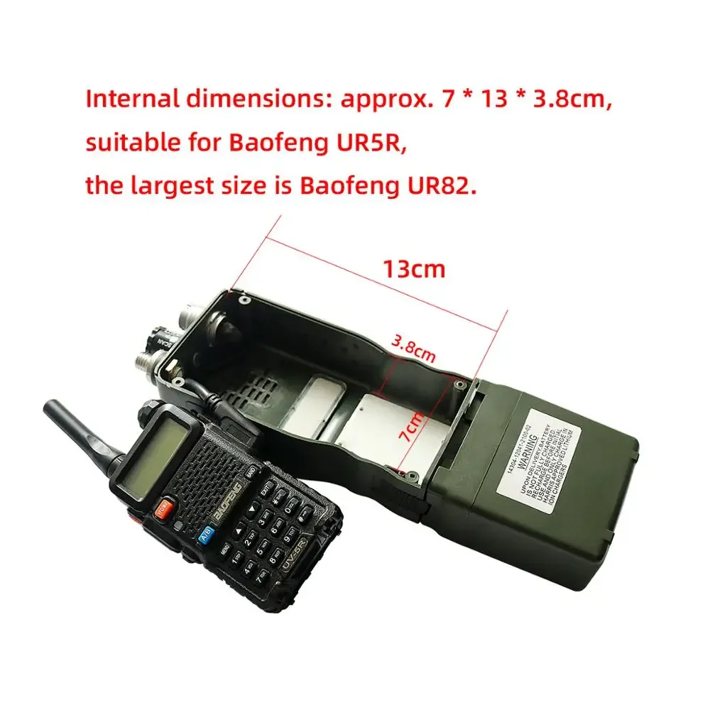 AN/PRC-152 PRC 148 Harris Dummy Radio Box, modelo de walkie-talkie militar de Baofeng Radio, sin función - imagen 5