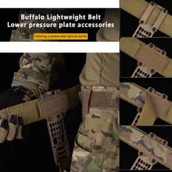 Adaptador de funda Modular táctica con puente de gancho y bucle, montaje para Panel, sistema de funda para cinturón de batalla de dos piezas, equipo táctico