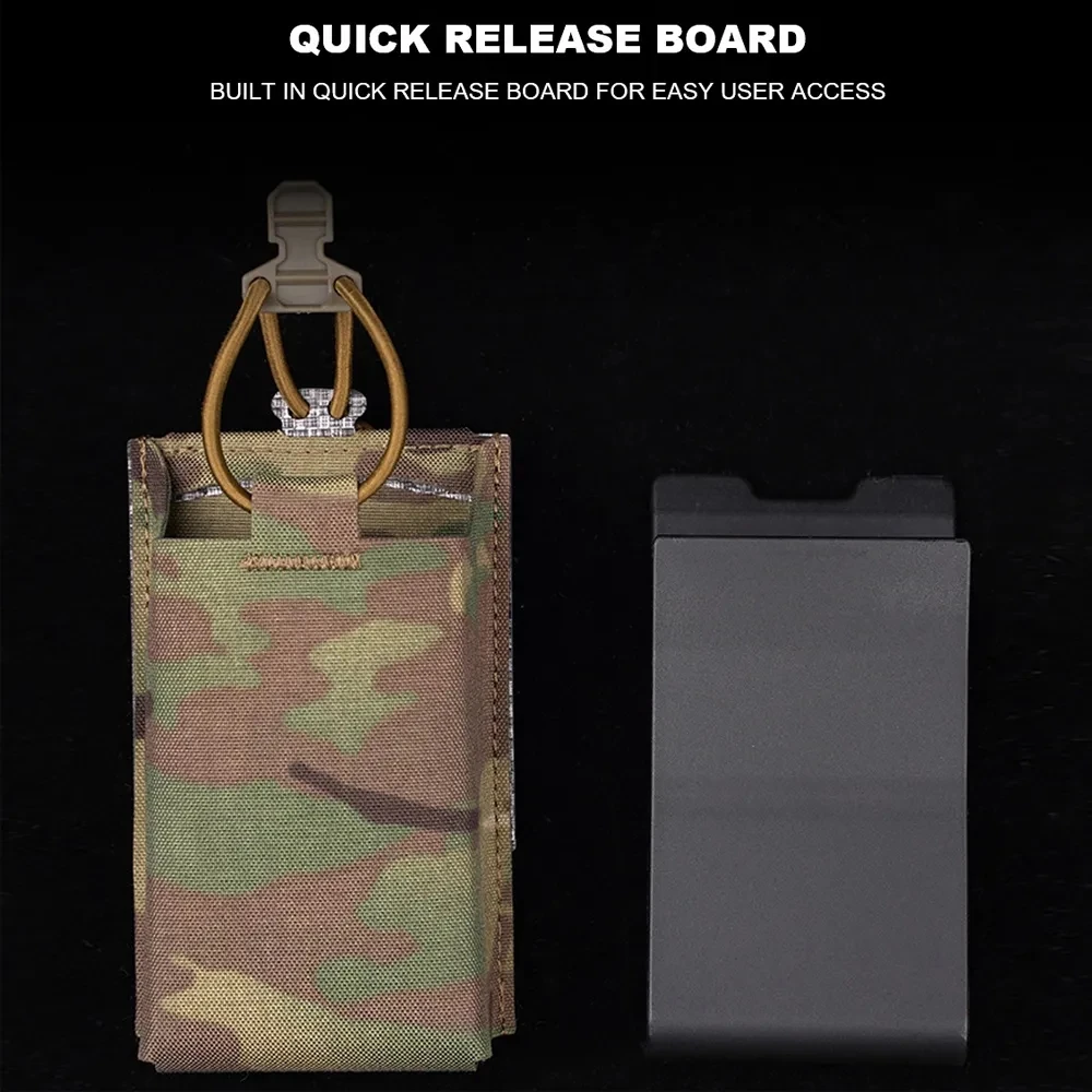 Bolsa táctica Molle Mag para Rifles de pistola de la serie AR, bolsa de revista individual, chaleco de caza Militar portátil, bolsa de cintura, equipo Airsoft - imagen 5