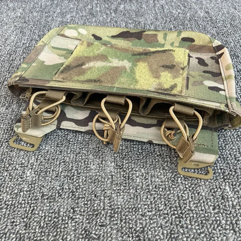 Bolsa Triple para revistas 556, bolsa de inserción de canguro M4 AR Mag, bolsa de caza para solapa frontal DOPE FCPC V5, portador de placa de pecho - imagen 4