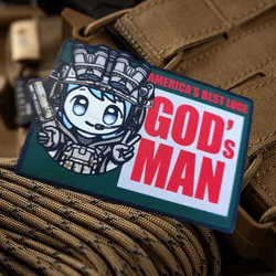 Parches tácticos de chica Lucy Morale de las fuerzas especiales, parche de gancho y bucle de Chica de Anime, insignia militar, brazalete, pegatinas para mochila