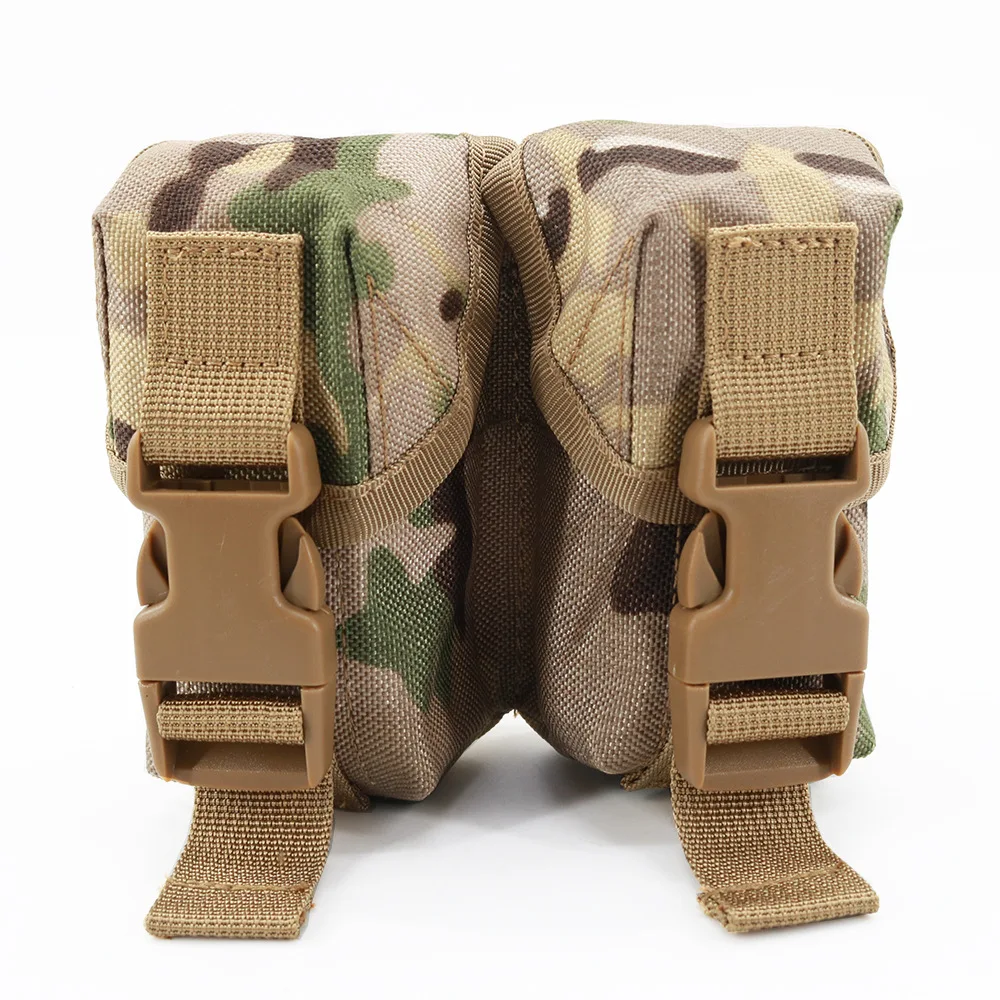 Bolsa multifuncional de camuflaje táctico, chaleco táctico colgante, paquete de accesorios de sistema MOLLE, bolsa de revistas dual - imagen 2