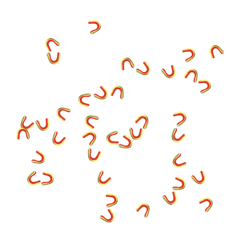 20/50/100 Uds Clips de hebilla de tiro con arco hebilla de cobre de latón cuerda de caza flechas puntos posición de cuerda de arco Clips de enganche - imagen 4