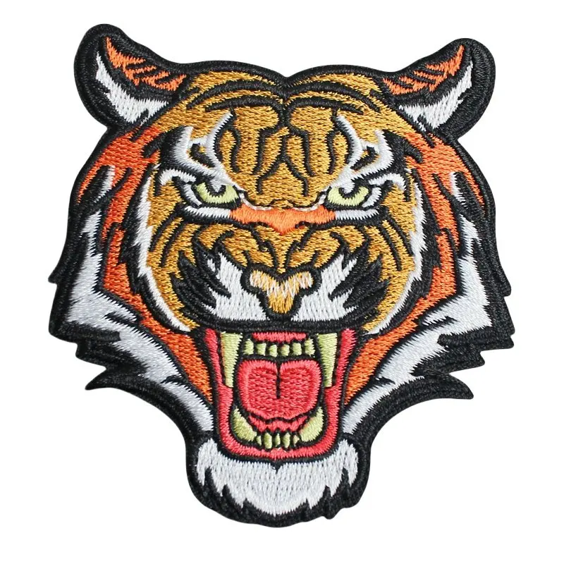 Parche bordado de moral animal – tigre, leopardo, vaca y dragón - imagen 5