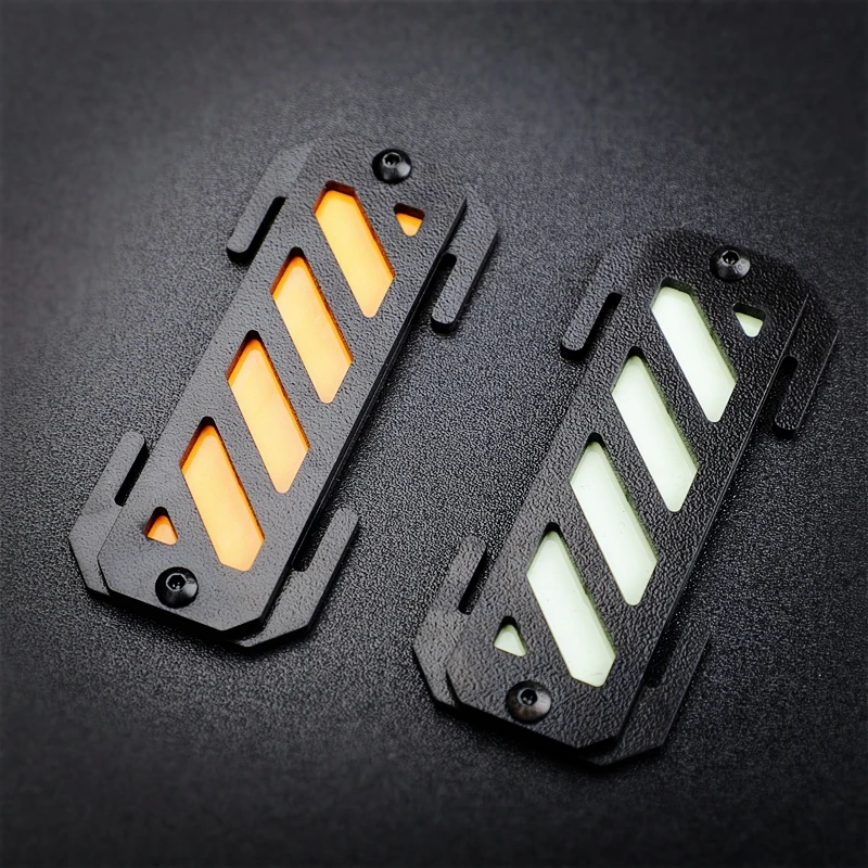 Etiqueta de advertencia luminosa Molle, tira de identificación, accesorios de mochila, chaleco táctico, placa de absorción de luz, tira de luz - imagen 3