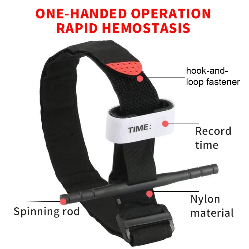 Torniquete táctico para exteriores, equipo de supervivencia, bolsa de nailon Molle, botiquín de primeros auxilios de emergencia, vendaje israelí - imagen 2