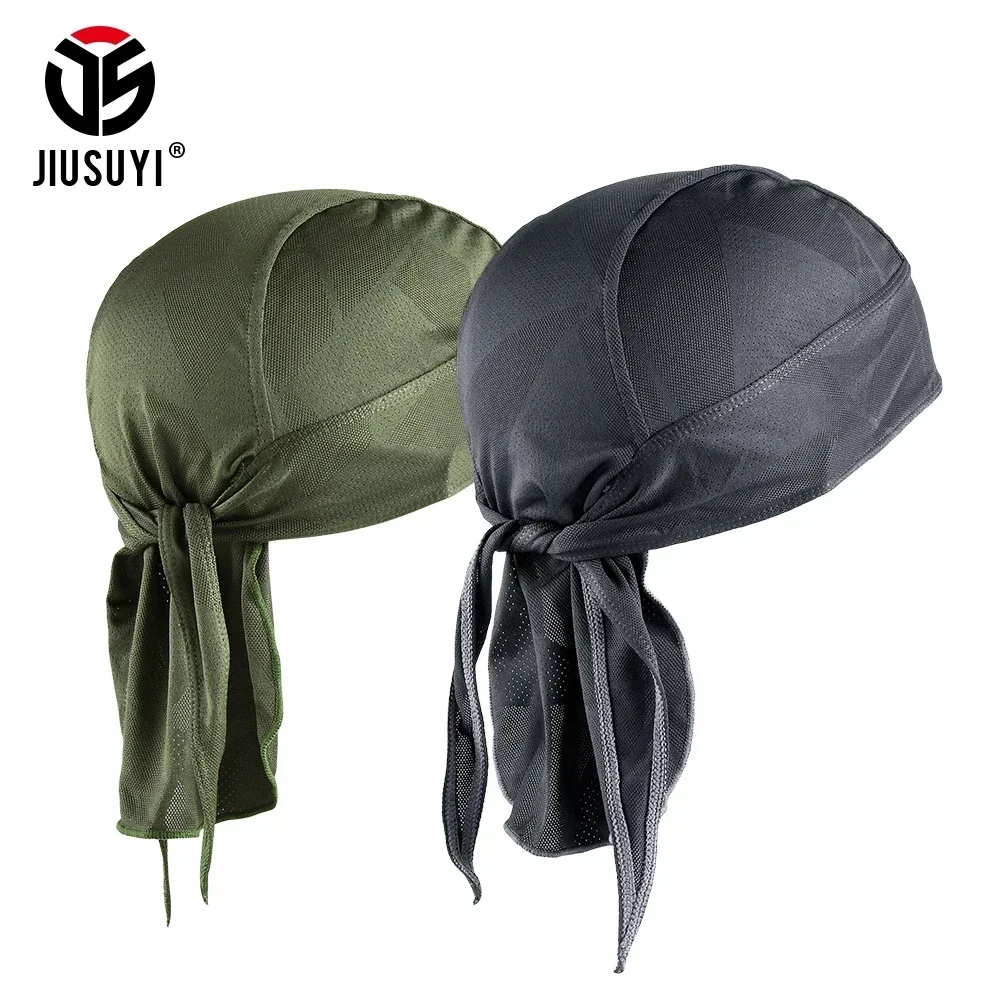 Gorros deportivos de secado rápido para ciclismo, Bandana para correr para hombre y mujer, pañuelo para la cabeza, gorro de pirata transpirable, gorro con capucha, gorros