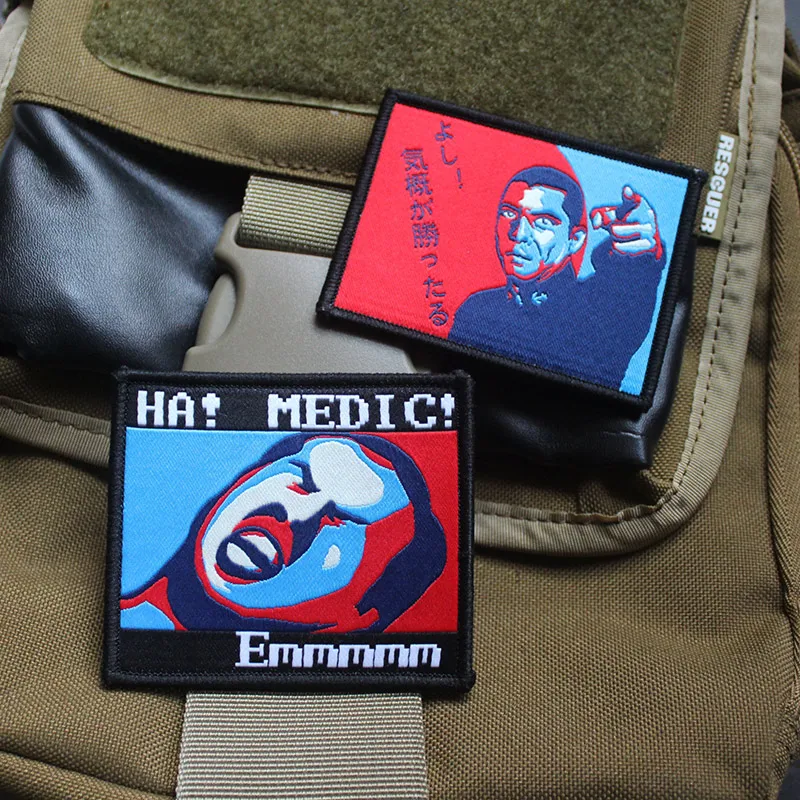 Los accesorios para bolsa al aire libre son un insignia muy distintiva llena de espíritu, moral y característica, parches divertidos para mochila de estilo japonés - imagen 5