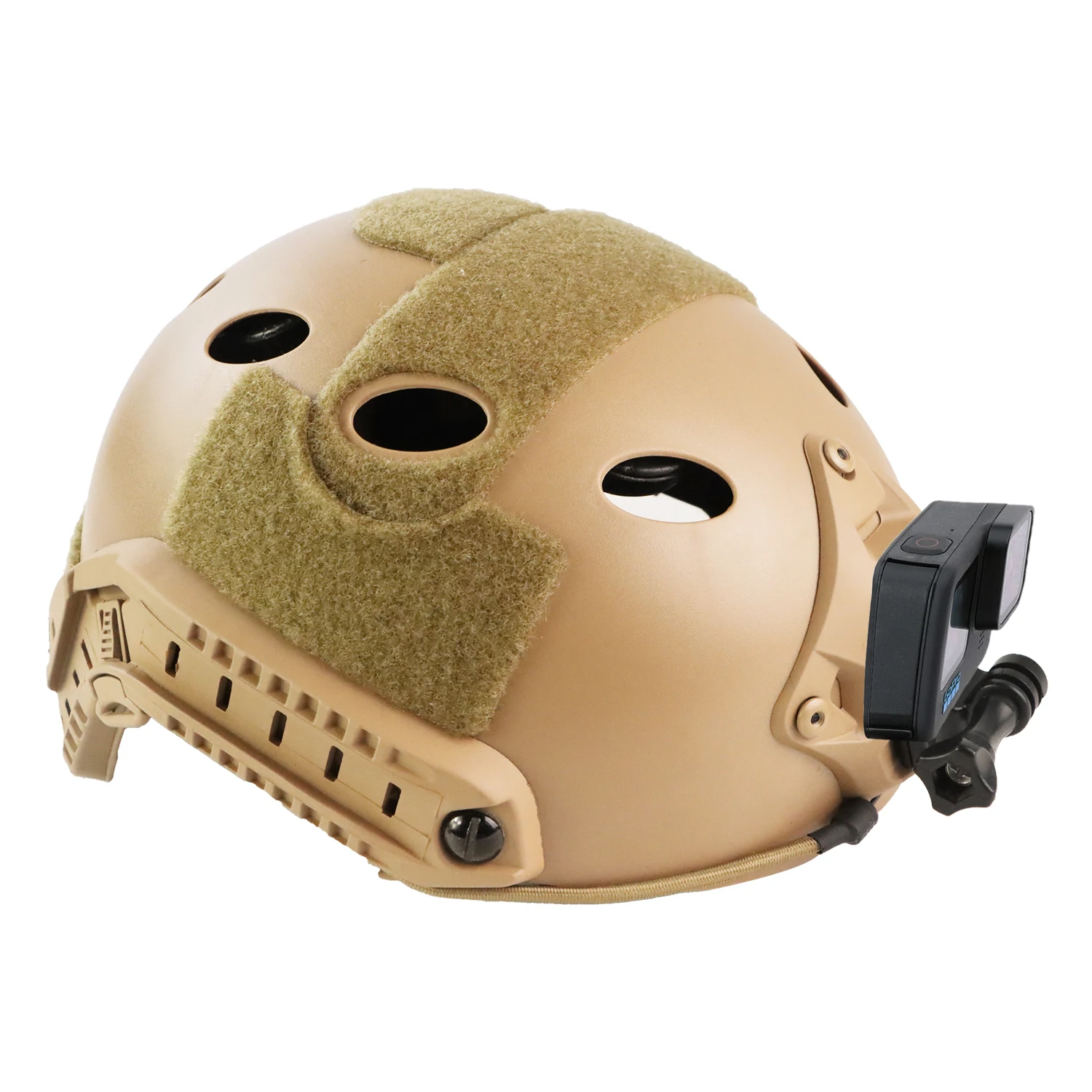 BOOIU-Adaptador de Base para casco táctico, soporte de fijación para casco FAST/MICH/NVG, accesorios para Cámara de Acción GoPro Hero deportiva - imagen 3