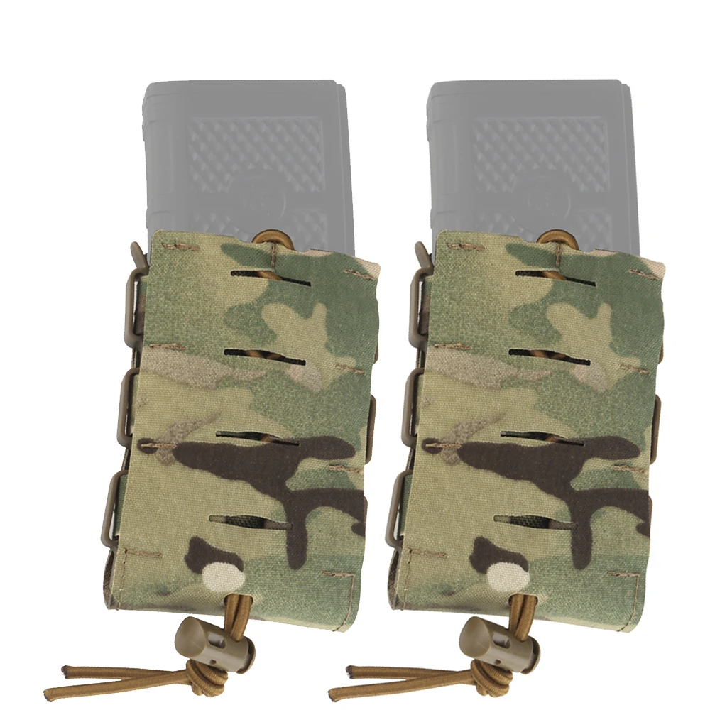 Bolsa táctica para cargador de un solo Rifle, bolsa elástica para Airsoft Molle 5,56, 1 unidad, 2 unidades, M4, M14, M16, AR15