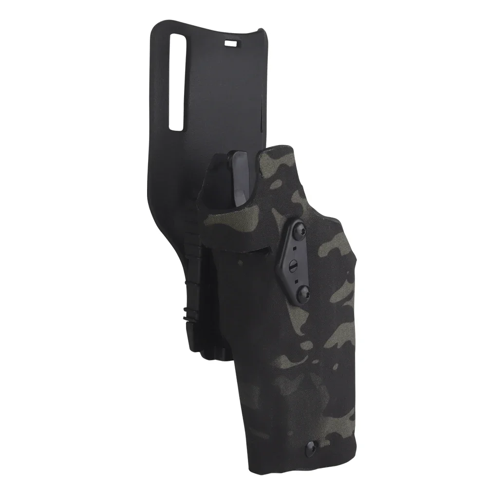 Funda táctica para pistola 6354DO, Compatible con G17 Surefire X300, fundas ultraligeras QLS, adaptador de montaje rápido, cubierta para piernas - imagen 4