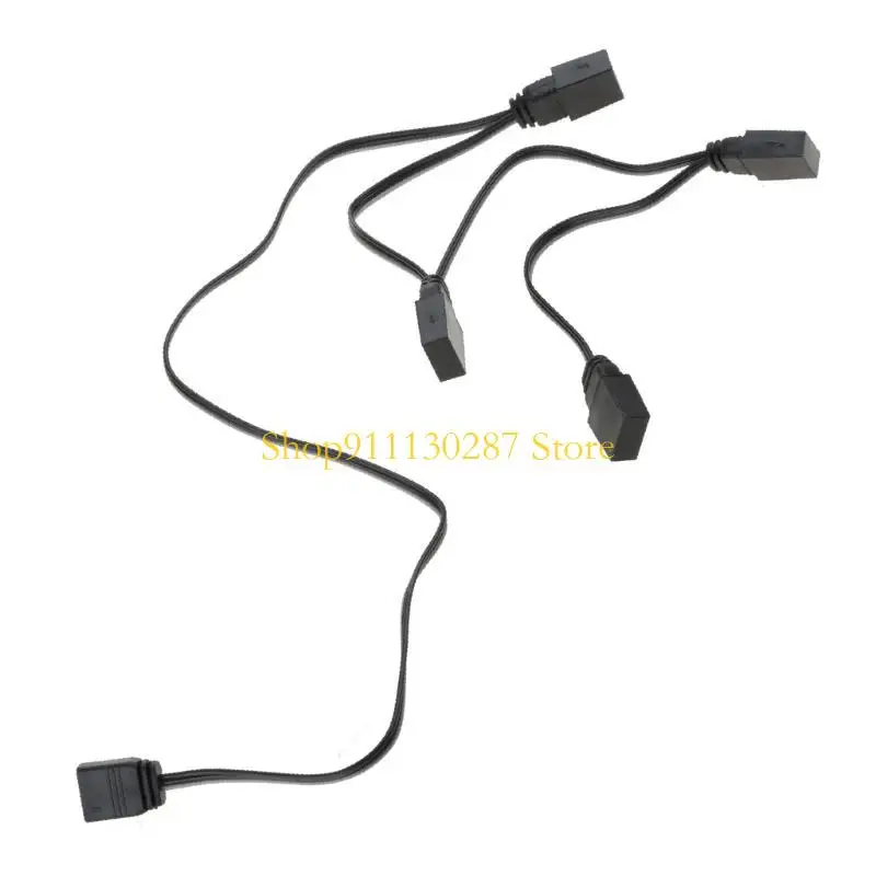 J1HC Argb Splitter 5V 3Pin 1 a 4 o 6 Universal 35cm Parrilón principal Argb RGB Cable extensión RC Argb para - imagen 5