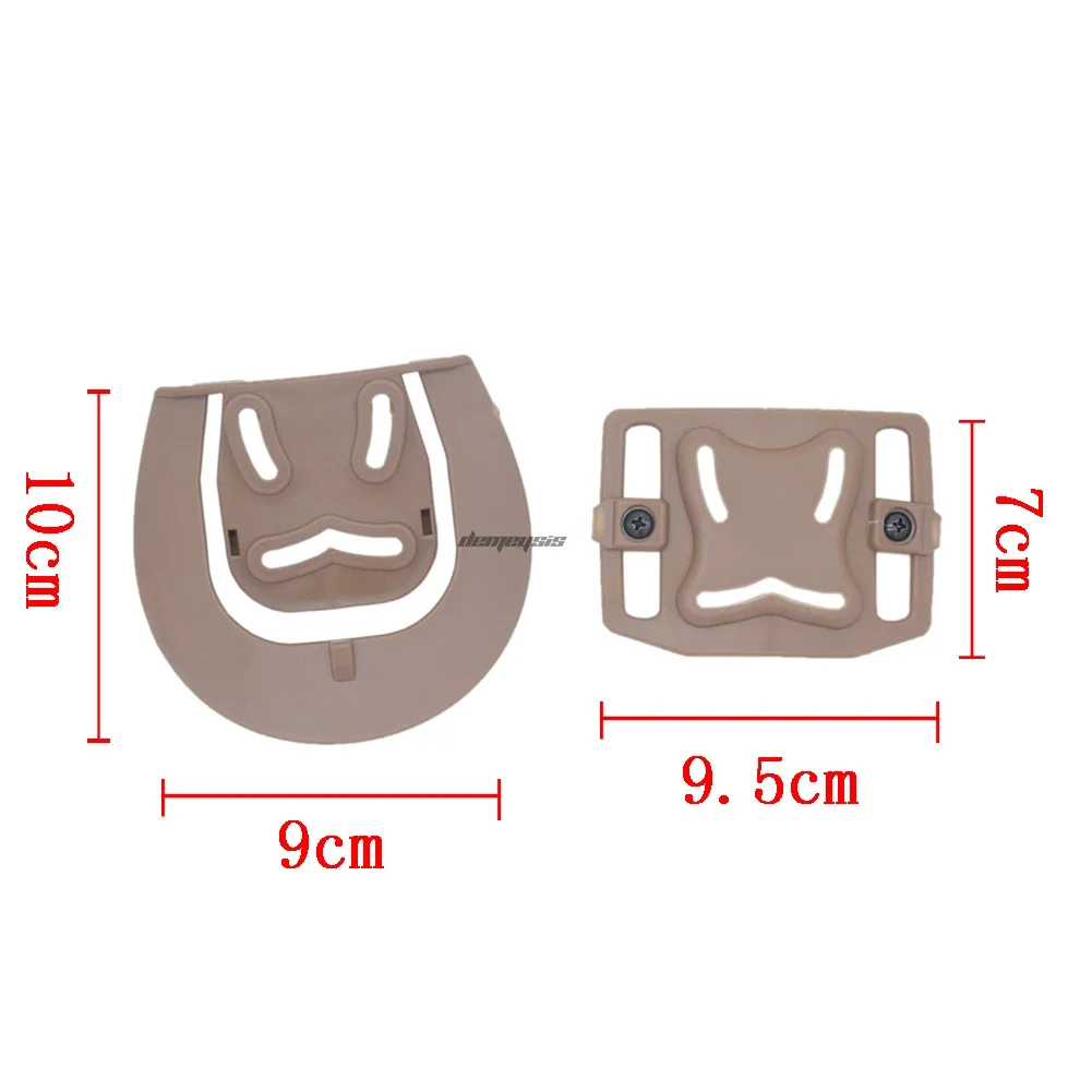 Funda para pistola táctica, adaptador de paleta y bucle para Glock, USP,Colt 1911, plataforma para funda de pistola P226 - imagen 2