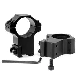 Anillos de montaje 30mm para mira telescópica perfil alto