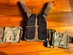 Chaleco táctico ARC V2 con paneles laterales, hombreras y almohadillas transpirables para equipo de adiestramiento al aire libre