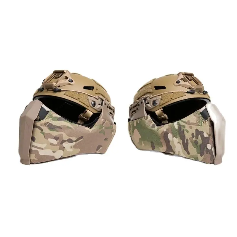 FMA-casco de protección para Paintball Airsoft, máscara de media cara, riel especial para casco táctico de corte rápido/alto - imagen 3