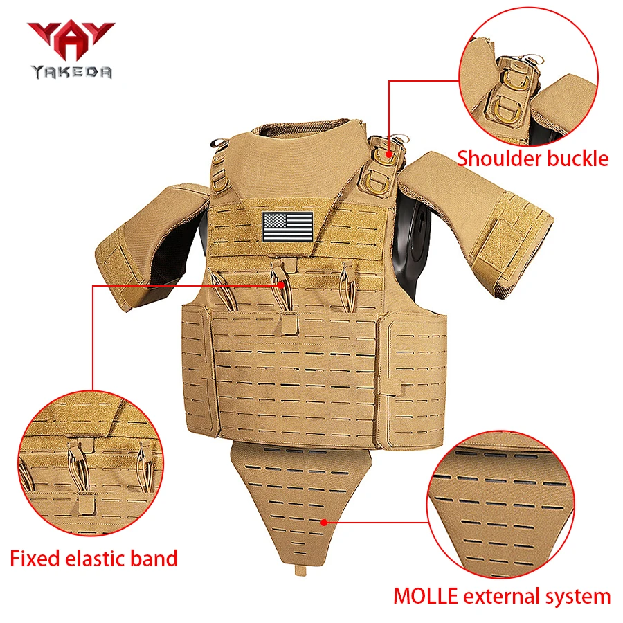 YEKEDA Sports al aire libre MOLLE Sistema de suspensión Chaleco de caza transpirable multifuncional - imagen 4