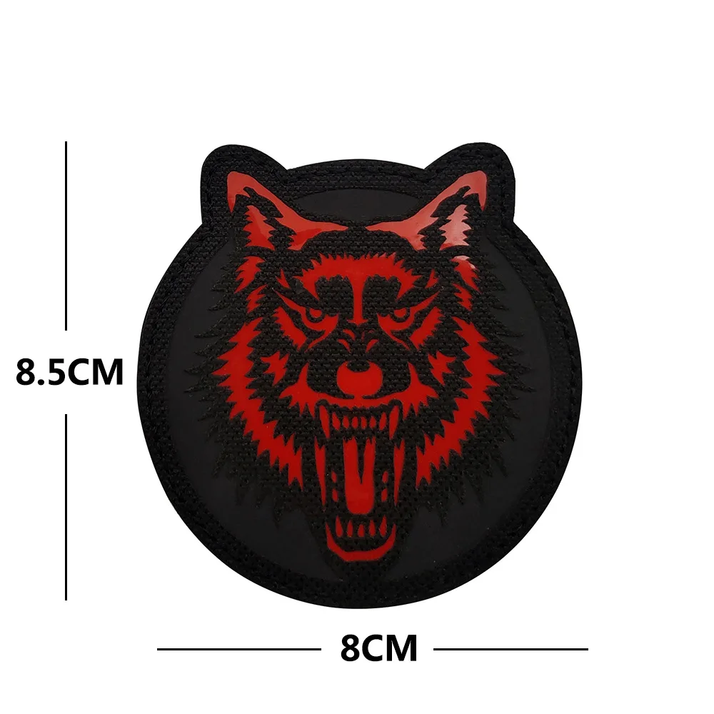 Nuevo diseño IR CP camuflaje reflectante Animal Avatar Tigre leopardo León Lobo brazalete luminoso mochila parches para ropa - imagen 4