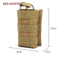 Bolsa táctica MOLLE para cargadores de rifle M4/M16, exterior