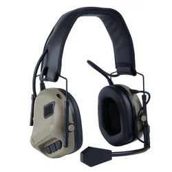 Auriculares tácticos con reducción de ruido para Airsoft y caza