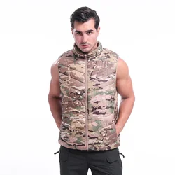 Chaleco táctico camuflaje para exterior con aislamiento cálido