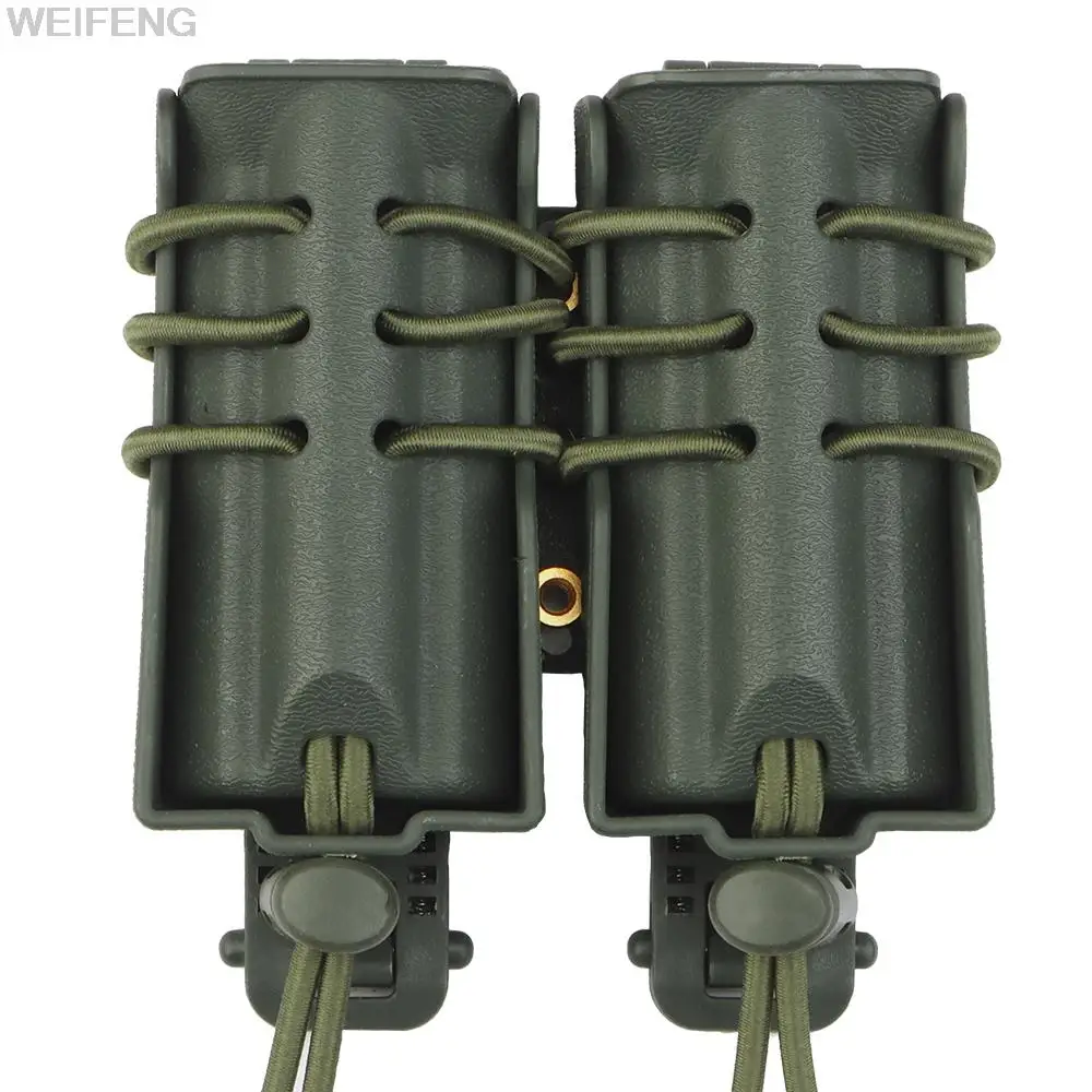 Bolsa militar de 9mm para Glock Beretta M9, funda Universal de pistola Molle doble, rápida - imagen 2