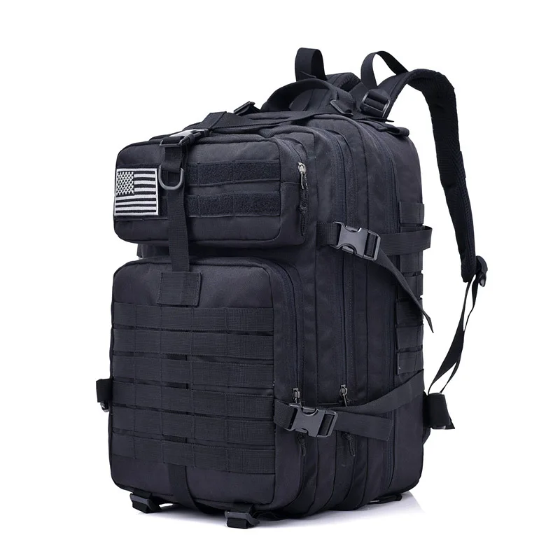 OULYLAN-Bolsa de pesca militar para hombre, mochila táctica del ejército, mochila de viaje al aire libre, paquete de asalto 3P, mochila de Camping y senderismo, 30L/50L - imagen 4