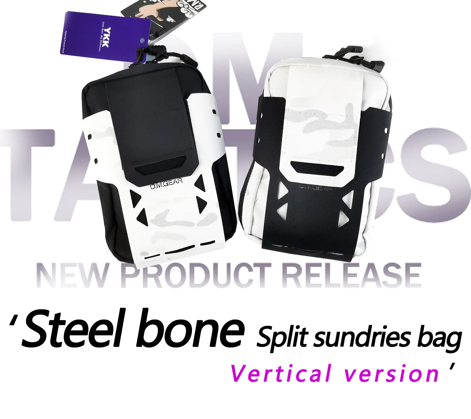 DMGear-Bolsa de acero para el vientre, Kit médico multifuncional, versión Vertical - imagen 3