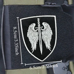 Parche moral Arcángel bordado tipo gancho para mochila táctica