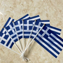 Bandera griega de poliester con astil retráctil