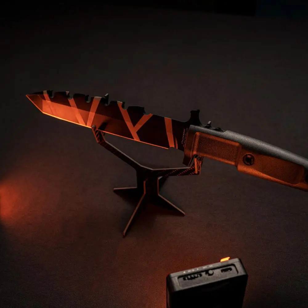 Marco oscilante de cuchillo con marco de exhibición Edc de fibra de carbono - imagen 4