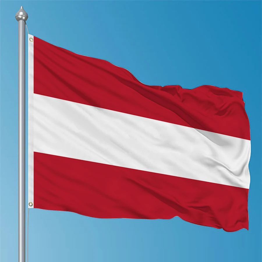 90X150cm bandera de Austria a Austria banderas austriacas decoración impresa de poliéster tapiz de pancarta - imagen 5